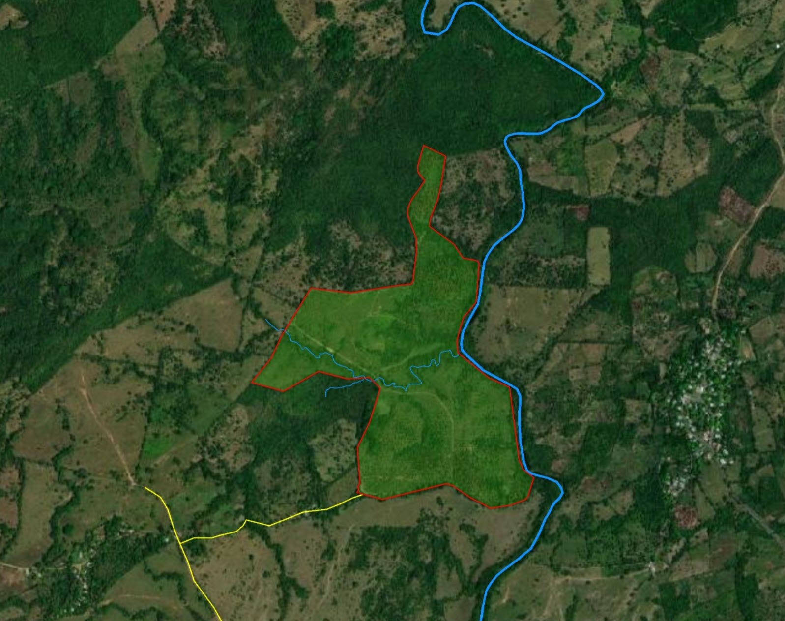 Imagen 2 – vista satelital de San Pedro